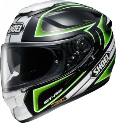 Шлем SHOEI GT-AIR EXPANSE зелено-черный