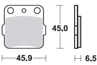 Тормозные колодки Lucas TRW – MCB554SI