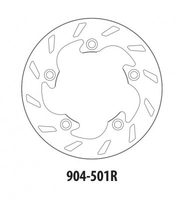 Тормозной диск задний GOLDfren 904-501R