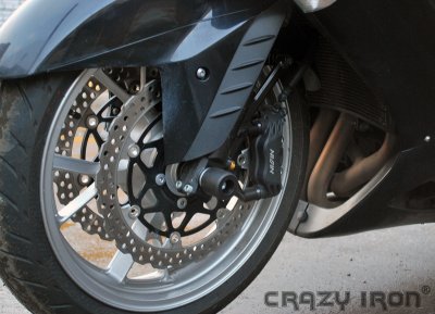 Crazy Iron 4071 Слайдеры Kawasaki ZX-14 / ZZR1400 в ось переднего колеса