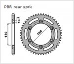 Звезда задняя PBR 236 46 C45 (JTR245.46)