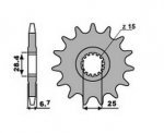 Звезда передняя PBR 2168 C14 (JTF1592.14)