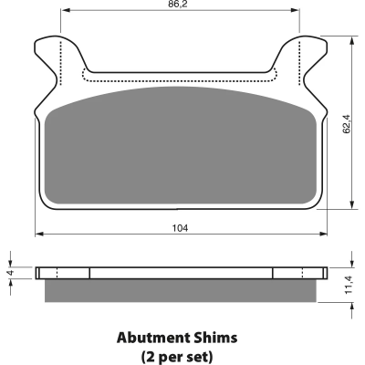 Тормозные колодки дисковые GOLDfren 063 S3