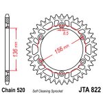 Звезда ведомая алюминиевая JTA822.49BLK (цвет черный)