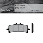 Тормозные колодки Brenta FT 4113