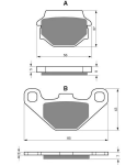 Тормозные колодки для мотоциклов GOLDfren 084 S3