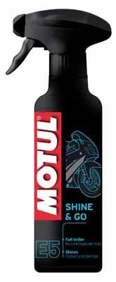 Motul E5 Shine & Go Silicon Clean очиститель пластиковых поверхностей