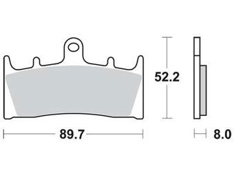 Тормозные колодки Lucas TRW – MCB659SV