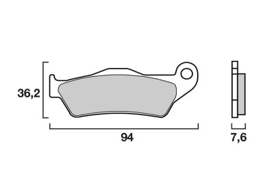 Brembo 07BB0435 колодки тормозные (FDB2018)