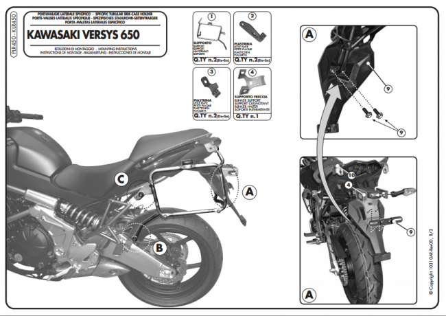 KAWASAKI VERSYS 650 ������ �� �����