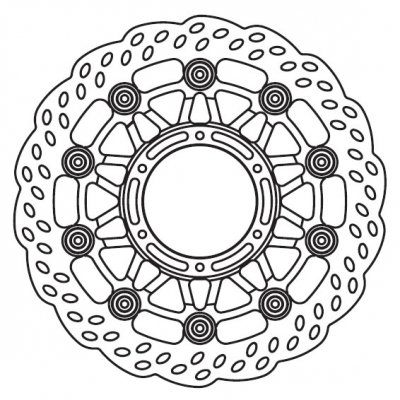 Тормозной диск GOLDfren 601-507F1