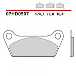 Brembo 07HD0507 Тормозные колодки