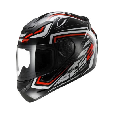 Шлем LS2 FF352 ROOKIE RANGER черно-красный