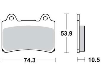 Тормозные колодки Lucas TRW – MCB559