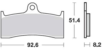 Тормозные колодки Lucas TRW – MCB660SV