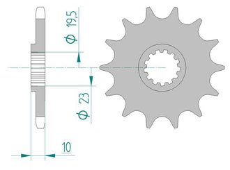 Звезда передняя Afam 22303-13