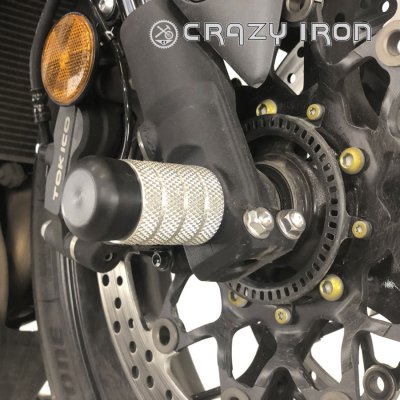 Crazy Iron 1111115 Пеги в ось переднего колеса Honda CBR1000RR 17-20, CBR1000RR/R, CBR100RR-SP 20-