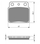 Тормозные колодки для мотоциклов GOLDfren 092 S3