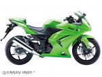 Crazy Iron 4130 Слайдеры для Kawasaki Ninja 250R EX250 2008-2012