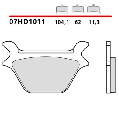 Brembo 07HD1011 Тормозные колодки