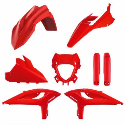 Polisport Комплект пластика Enduro w/mask BETA RR X-PRO 2T/4T 2025- OEM Color 26" красный