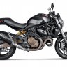 AKRAPOVIC S-D8SO2-HRBL Глушитель для Ducati Monster 821/1200/1200S 2014-16