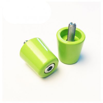 CRAZY IRON 6091green Грузики руля KAWASAKI, зеленый