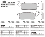 Brembo 07HO41SA колодки тормозные (FDB664)