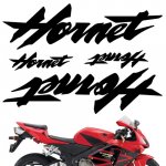 CRAZY IRON Комплект наклеек "HONDA Hornet" белый